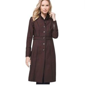 NWT WHBM Military Trench Coat